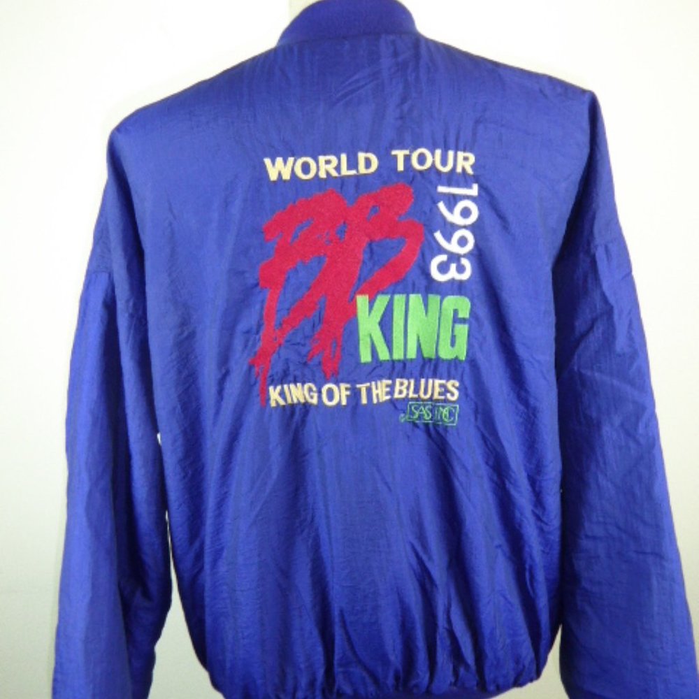 VERY RARE BB KING 1993 WORLD TOUR blues JACKET SAS vintage rare